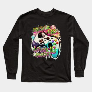 Birthday Boy Level 10 Unlocked! Long Sleeve T-Shirt